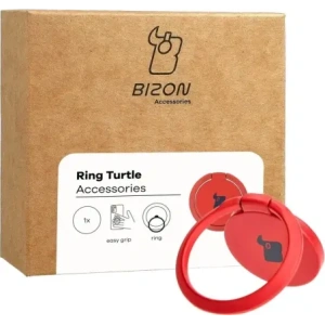 Kup Držák na prst Bizon Accessories Ring Turtle univerzální červený - BIZ4157 - {ean13} - Sklep Home Screen