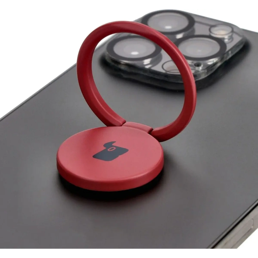 Uchwyt na palec Bizon Accessories Ring Turtle uniwersalny różowe