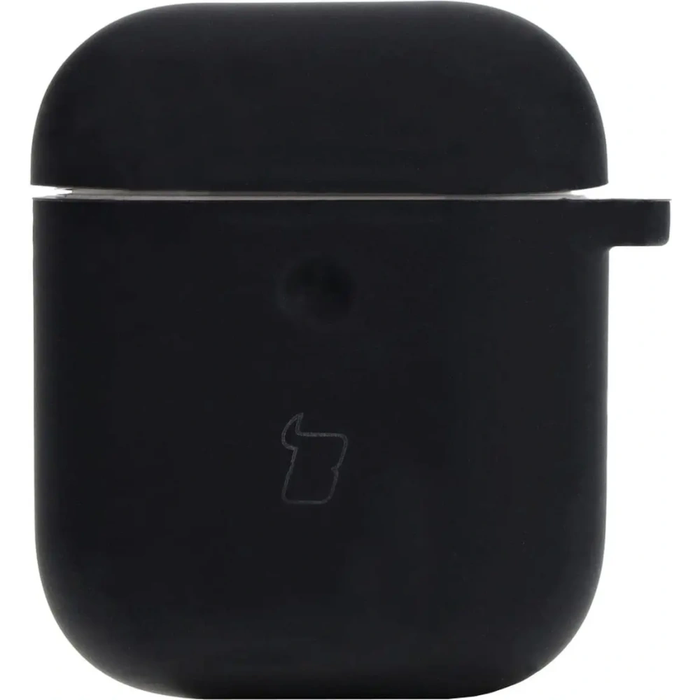 Etui Bizon Case Headphone Silicone do AirPods 1/2 czarne