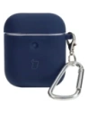 Bizon Case Fejhallgató Szilikon AirPods 1/2 sötétkék