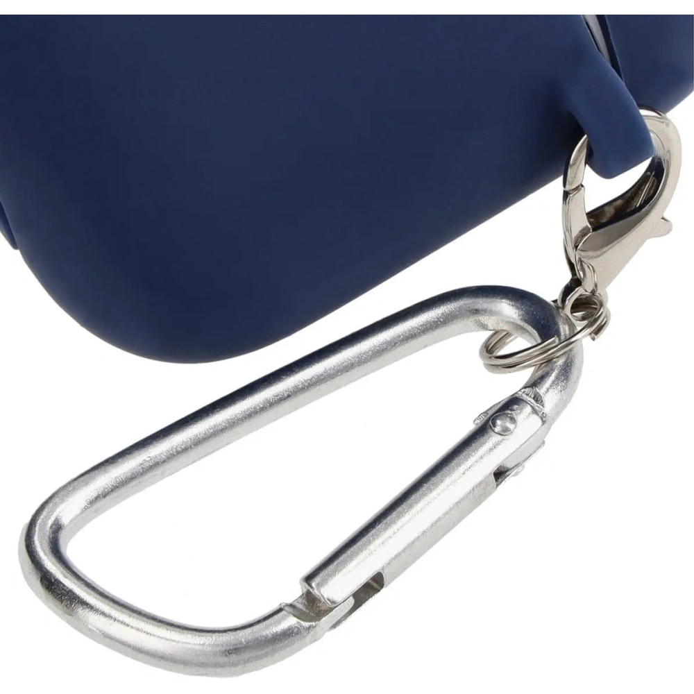 Etui Bizon Case Headphone Silicone do AirPods 1/2 granatowe