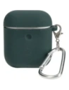 Bizon Case Kopfhörer Silikon AirPods 1/2 dunkelgrün