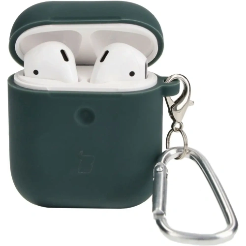 Kup Bizon Case Kopfhörer Silikon AirPods 1/2 dunkelgrün - BIZ4161 - {ean13} - Sklep Home Screen