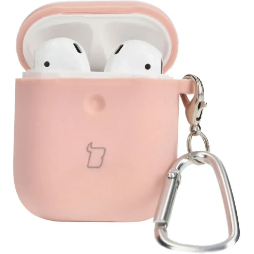 Kup Etui Bizon Case Headphone Silicone do AirPods 1/2 jasnoróżowe - BIZ4162 - {ean13} - Sklep Home Screen