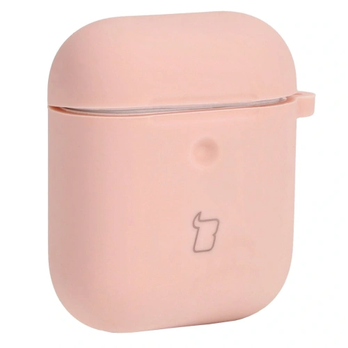 Kup Etui Bizon Case Headphone Silicone do AirPods 1/2 jasnoróżowe - BIZ4162 - {ean13} - Sklep Home Screen