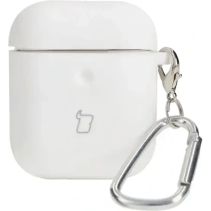 Buy Bizon Case Headphone Silicone AirPods 1/2 white - BIZ4163 - {ean13} - Home Screen Store Europe