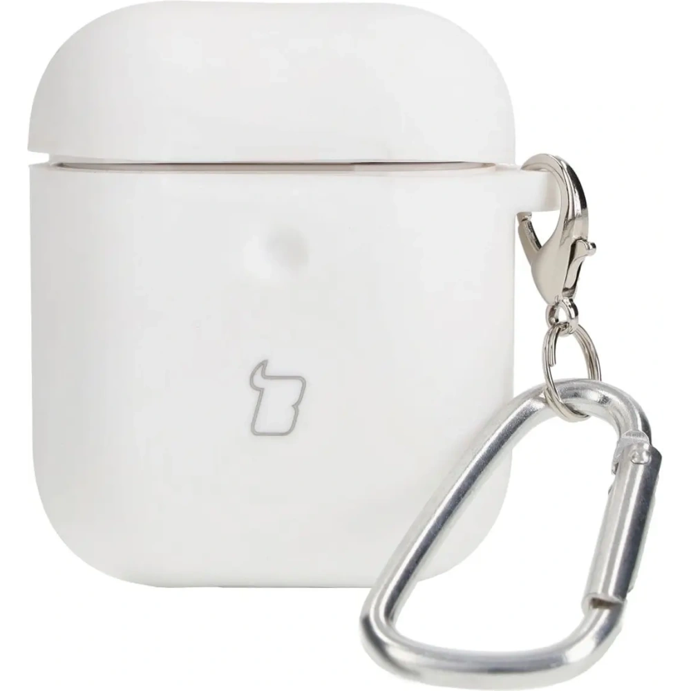 Etui Bizon Case Headphone Silicone do AirPods 1/2 białe