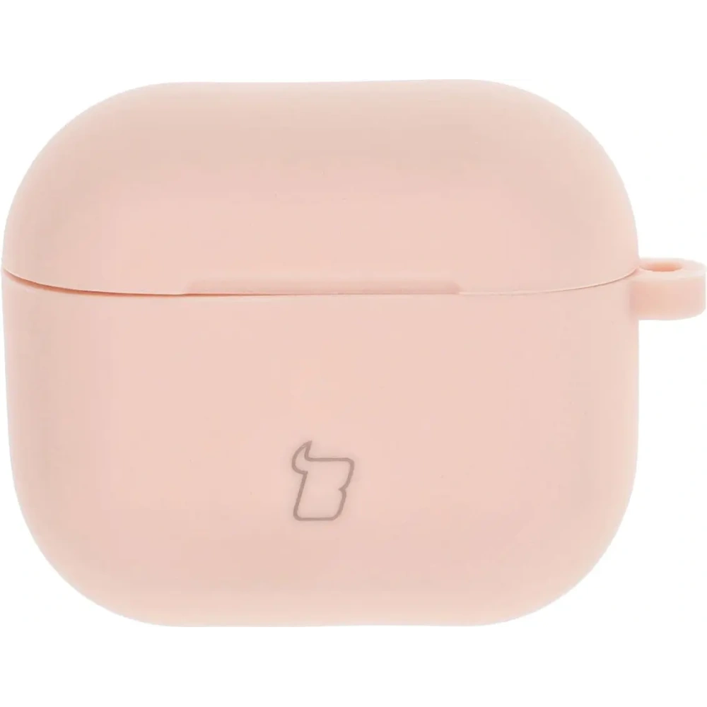 Etui Bizon Case Headphone Silicone do AirPods 3 jasnoróżowe