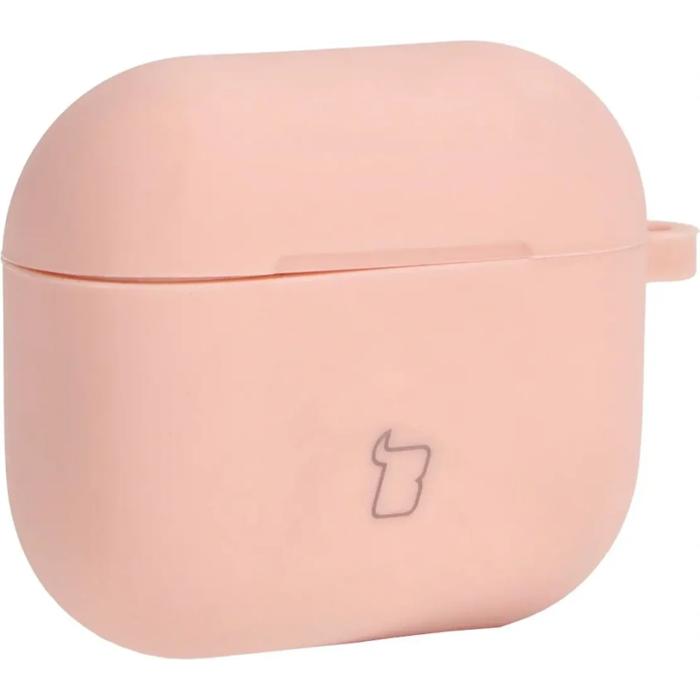 Etui Bizon Case Headphone Silicone do AirPods 3 jasnoróżowe