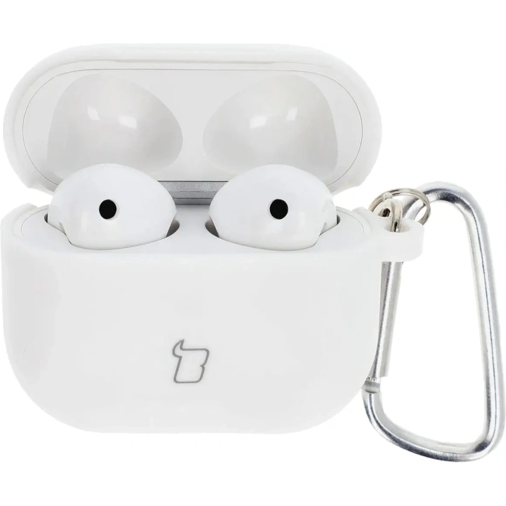 Etui Bizon Case Headphone Silicone do AirPods 3 białe