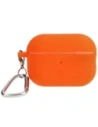 Etui Bizon Case sluchátka silikonové pro AirPods Pro 2 oranžové