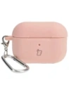 Bizon Case Fülhallgató Szilikon AirPods Pro 2 halvány rózsaszín
