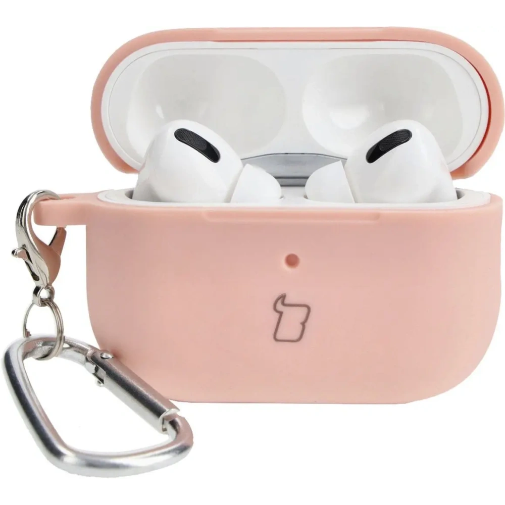 Etui Bizon Case Headphone Silicone do AirPods Pro 2 jasnoróżowe