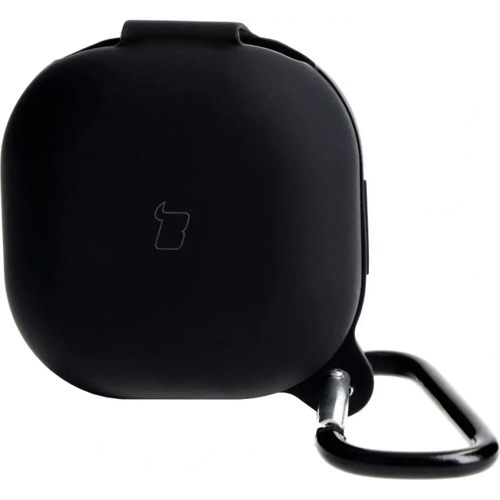 Etui Bizon Case Headphone Silicone do Samsung Galaxy Buds Live / Pro / Buds2 / Buds2 Pro / Buds FE czarne