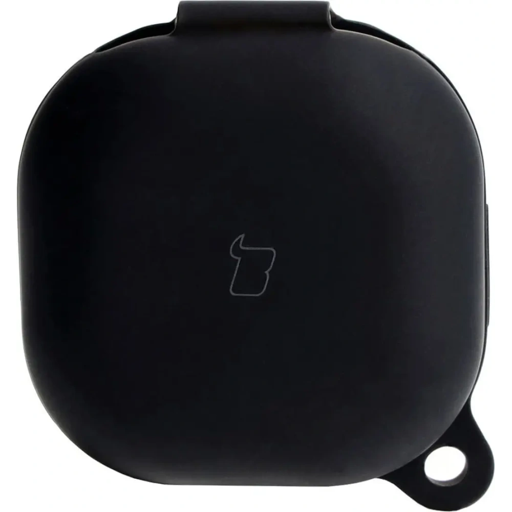 Etui Bizon Case Headphone Silicone do Samsung Galaxy Buds Live / Pro / Buds2 / Buds2 Pro / Buds FE czarne