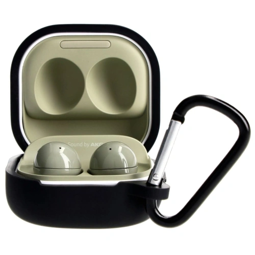 Kup Bizon Case Kopfhörer Silikon Samsung Galaxy Buds Live / Pro / Buds2 / Buds2 Pro / Buds FE schwarz - BIZ4174 - {ean13} - Sklep Home Screen