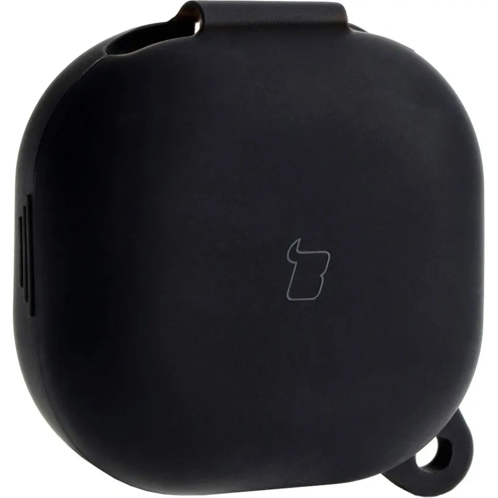 Etui Bizon Case Headphone Silicone do Samsung Galaxy Buds Live / Pro / Buds2 / Buds2 Pro / Buds FE czarne