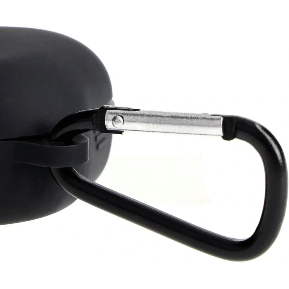 Etui Bizon Case Headphone Silicone do Samsung Galaxy Buds Live / Pro / Buds2 / Buds2 Pro / Buds FE czarne