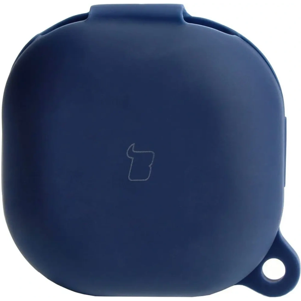 Etui Bizon Case Headphone Silicone do Samsung Galaxy Buds Live / Pro / Buds2 / Buds2 Pro / Buds FE granatowe