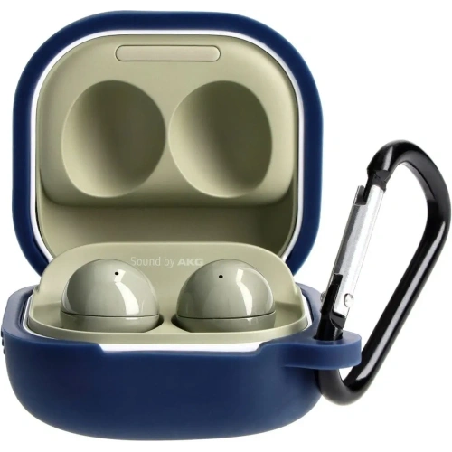 Kup Cască din silicon pentru Bizon Samsung Galaxy Buds Live / Pro / Buds2 / Buds2 Pro / Buds FE albastru marin - BIZ4175 - {ean13} - Sklep Home Screen