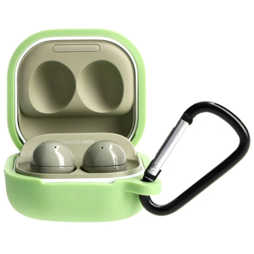 Kup Etui Bizon Case Headphone Silicone do Samsung Galaxy Buds Live / Pro / Buds2 / Buds2 Pro / Buds FE zelené - BIZ4176 - {ean13} - Sklep Home Screen