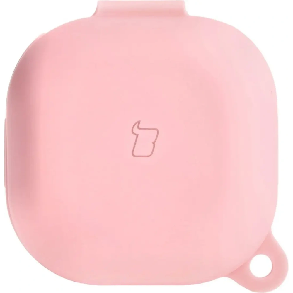 Etui Bizon Case Headphone Silicone do Samsung Galaxy Buds Live / Pro / Buds2 / Buds2 Pro / Buds FE różowe