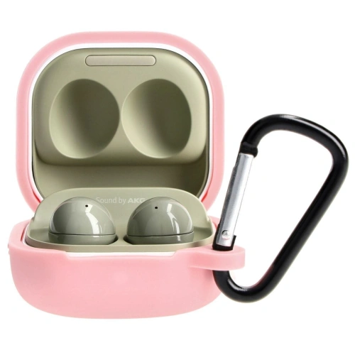 Kup Etui Bizon Case Headphone Silicone do Samsung Galaxy Buds Live / Pro / Buds2 / Buds2 Pro / Buds FE růžové - BIZ4177 - {ean13} - Sklep Home Screen