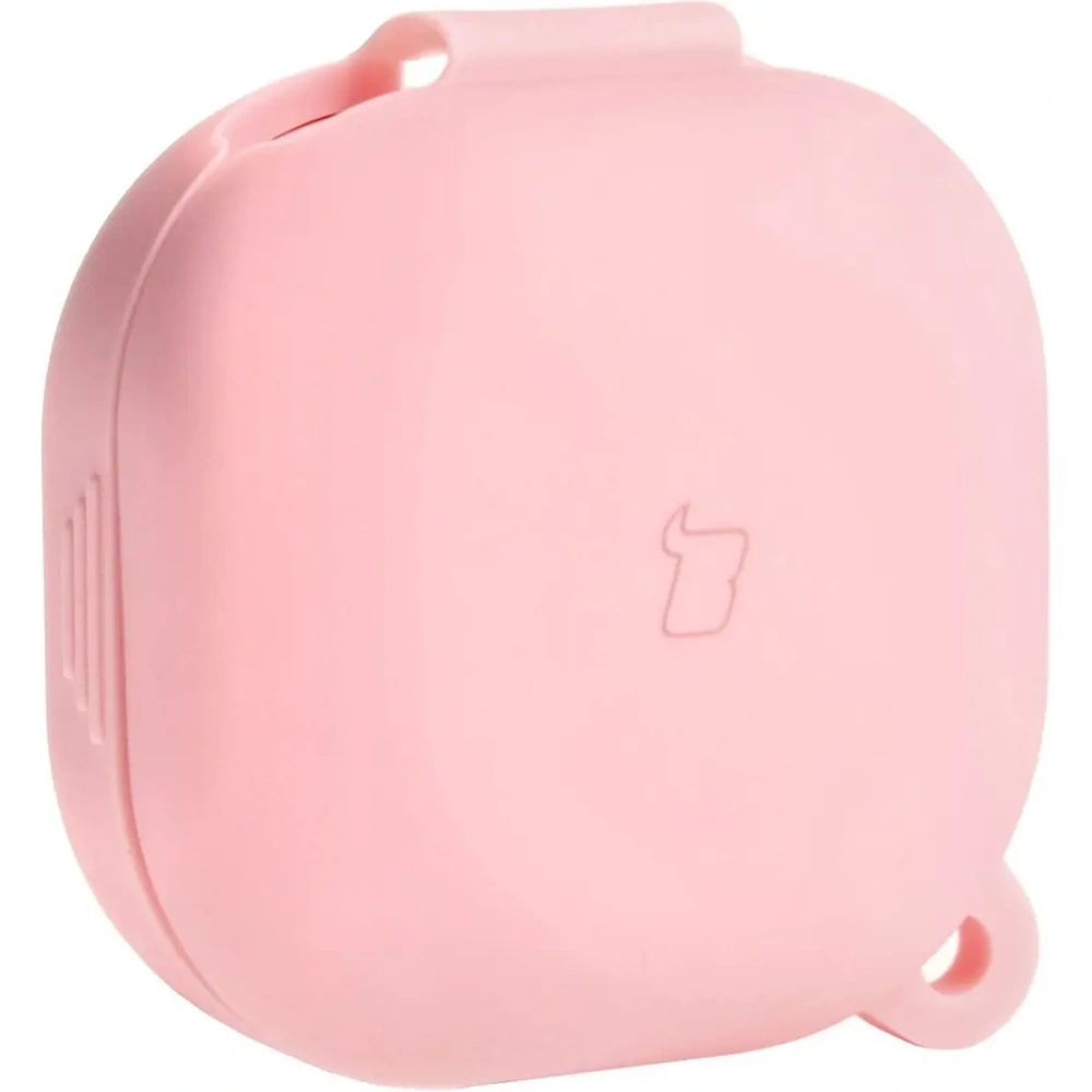 Etui Bizon Case Headphone Silicone do Samsung Galaxy Buds Live / Pro / Buds2 / Buds2 Pro / Buds FE różowe