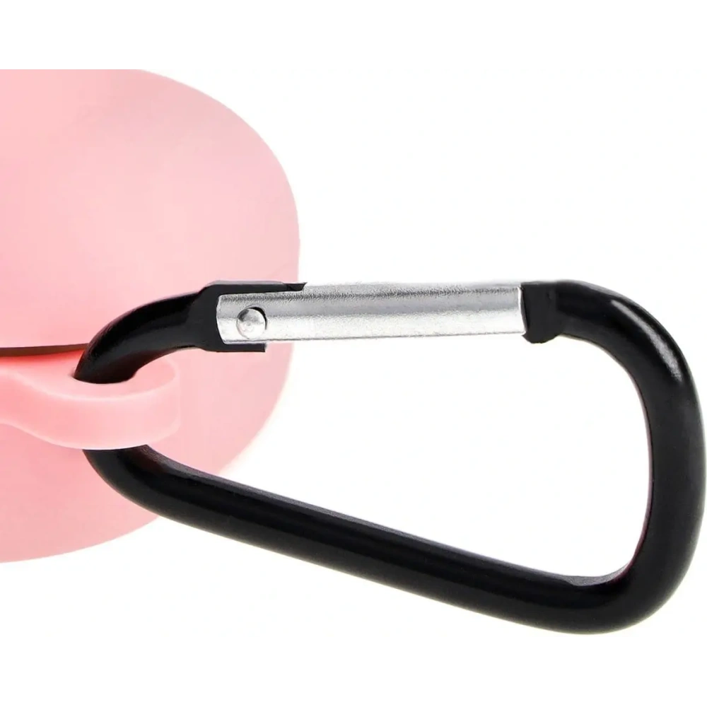 Etui Bizon Case Headphone Silicone do Samsung Galaxy Buds Live / Pro / Buds2 / Buds2 Pro / Buds FE różowe