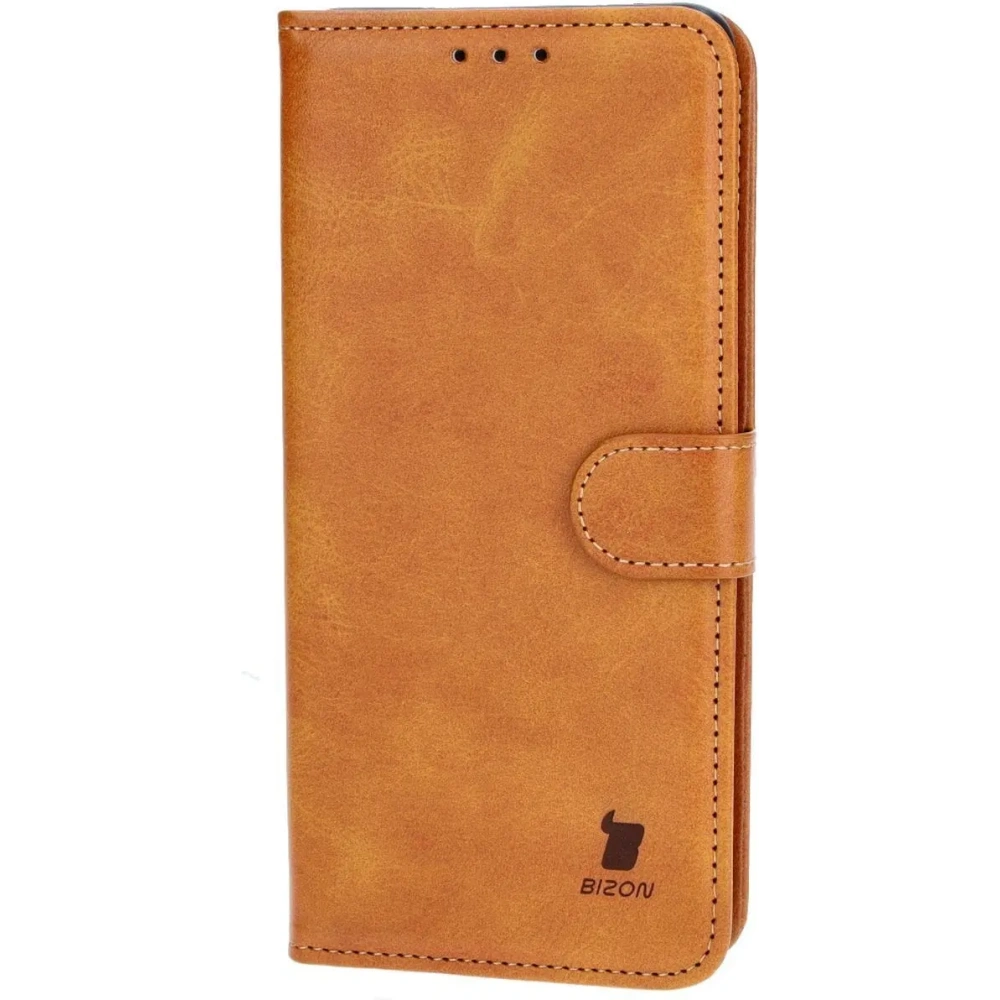 Etui z klapką Bizon Case Pocket do OnePlus 12 brązowe