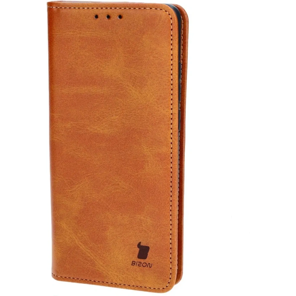 Etui z klapką Bizon Case Pocket Pro do OnePlus 12 brązowe