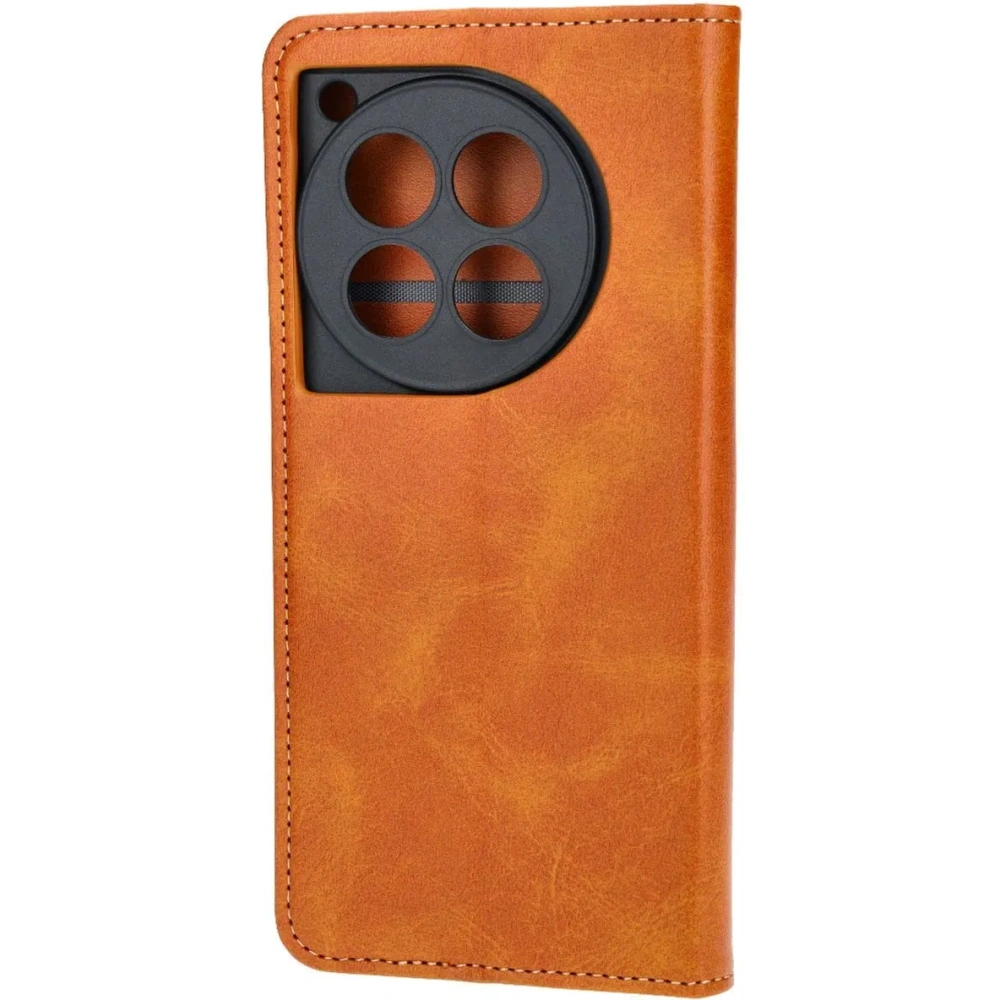 Etui z klapką Bizon Case Pocket Pro do OnePlus 12 brązowe