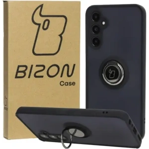 Kup Etui z uchwytem na palec Bizon Case Hybrid Ring do Samsung Galaxy A05s przydymione z czarną ramką - BIZ4182 - {ean13} - Sklep Home Screen