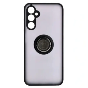 Kup Etui z uchwytem na palec Bizon Case Hybrid Ring do Samsung Galaxy A05s przydymione z czarną ramką - BIZ4182 - {ean13} - Sklep Home Screen