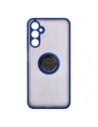 Kup Etui z uchwytem na palec Bizon Case Hybrid Ring do Samsung Galaxy A05s przydymione z granatową ramką - BIZ4183 - {ean13} - Sklep Home Screen