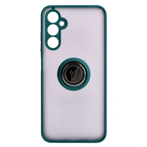 Kup Etui s úchytem na palec Bizon Case Hybrid Ring do Samsung Galaxy A05s kouřové s tmavě zeleným rámečkem - BIZ4184 - {ean13} - Sklep Home Screen