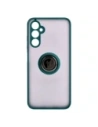 Kup Etui s úchytem na palec Bizon Case Hybrid Ring do Samsung Galaxy A05s kouřové s tmavě zeleným rámečkem - BIZ4184 - {ean13} - Sklep Home Screen