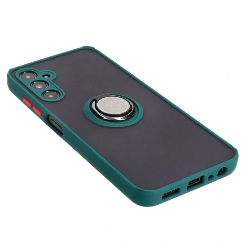 Buy Bizon Case Hybrid Ring Samsung Galaxy A05s smoky with a dark green frame - BIZ4184 - {ean13} - Home Screen Store Europe