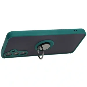 Kup Bizon Case Hybrid Gyűrű Samsung Galaxy A05s füstös sötétzöld kerettel - BIZ4184 - {ean13} - Sklep Home Screen