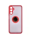 Kup Etui s úchopem na prst Bizon Case Hybrid Ring pro Samsung Galaxy A05s kouřové s červeným rámem - BIZ4185 - {ean13} - Sklep Home Screen