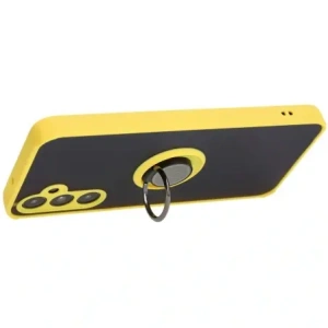 Buy Bizon Case Hybrid Ring Samsung Galaxy A05s smoky with a yellow frame - BIZ4187 - {ean13} - Home Screen Store Europe
