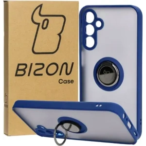 Buy Bizon Case Hybrid Ring Samsung Galaxy A15 5G/4G smoky with a navy blue frame - BIZ4189 - {ean13} - Home Screen Store Europe