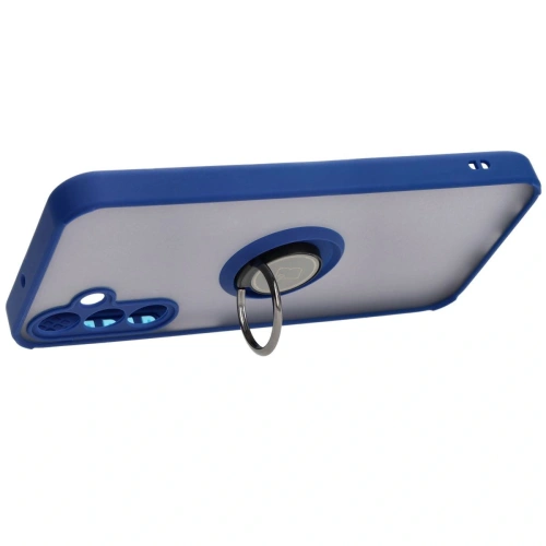 Kup Bizon Case Hybrid Ring Samsung Galaxy A15 5G/4G füstös színű, sötétkék kerettel - BIZ4189 - {ean13} - Sklep Home Screen