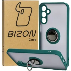 Buy Bizon Case Hybrid Ring Samsung Galaxy A15 5G/4G smoky with a dark green frame - BIZ4190 - {ean13} - Home Screen Store Europe
