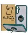Bizon Case Hybrid Ring Samsung Galaxy A15 5G/4G füstös sötétzöld kerettel