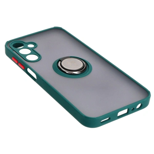 Kup Bizon Case Hybrid Ring Samsung Galaxy A15 5G/4G füstös sötétzöld kerettel - BIZ4190 - {ean13} - Sklep Home Screen