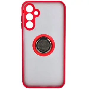 Kup Etui z uchwytem na palec Bizon Case Hybrid Ring do Samsung Galaxy A15 5G/4G przydymione z czerwoną ramką - BIZ4191 - {ean13} - Sklep Home Screen