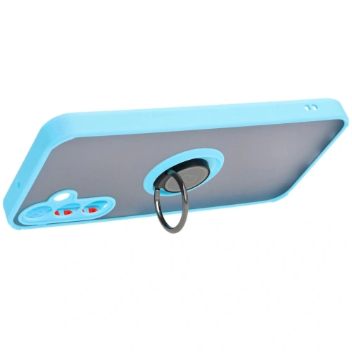 Kup Bizon Case Hybrid Ring Samsung Galaxy A15 5G/4G fumuriu cu un cadru bleu deschis - BIZ4192 - {ean13} - Sklep Home Screen