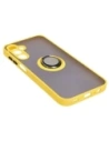 Kup Bizon Case Hybrid Ring Samsung Galaxy A15 5G/4G fumuriu cu un cadru galben - BIZ4193 - {ean13} - Sklep Home Screen