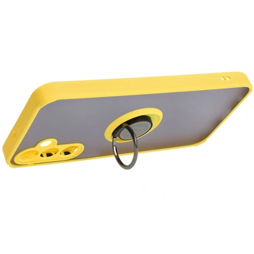 Kup Bizon Case Hybrid Gyűrű Samsung Galaxy A15 5G/4G füstös sárga kerettel - BIZ4193 - {ean13} - Sklep Home Screen